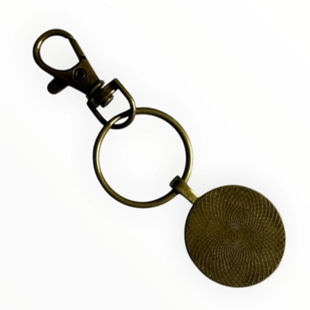Inspirational Tone Key Chain Scripture Charm 3.75